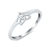 Celtic Trinity Sterling Silver Ring